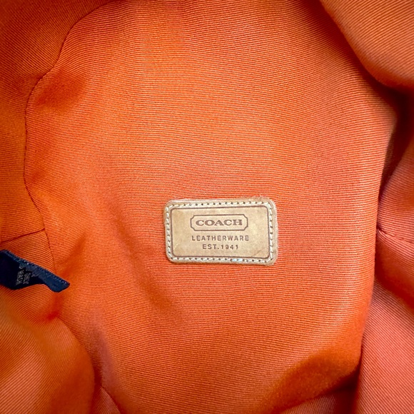 COACH BUCKET HAT WITH VACHETTA LEATHER STRAP VINTAGE CIRCA 2001 LIKE NEW SZ M/L - Picture 9 of 10